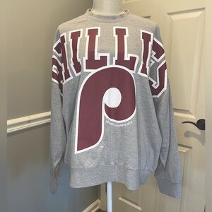 Mitchell & Ness Philadelphia Phillies Sweatshirt 2X Cooperstown Collection